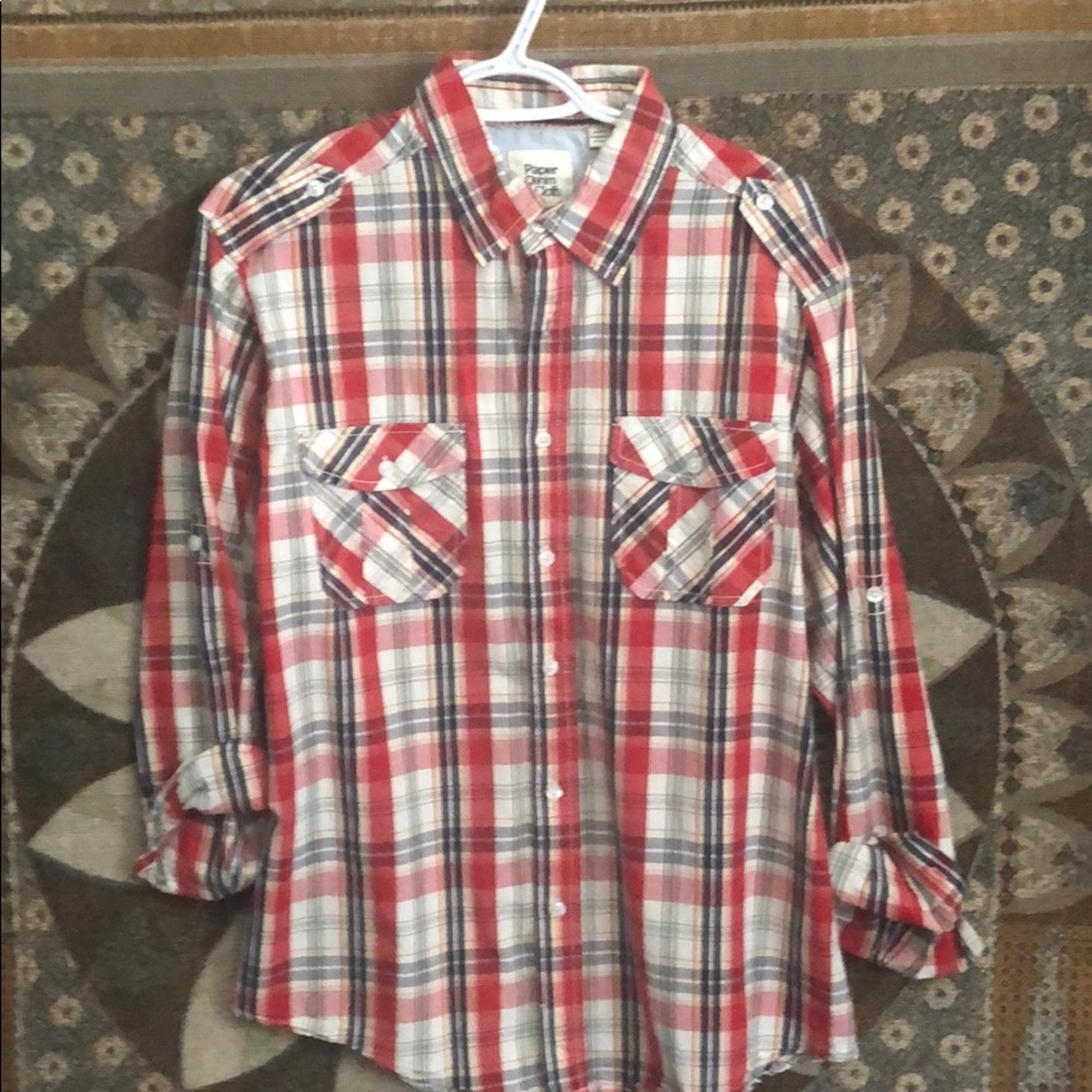 Paper Denim & Cloth Button Up Plaid